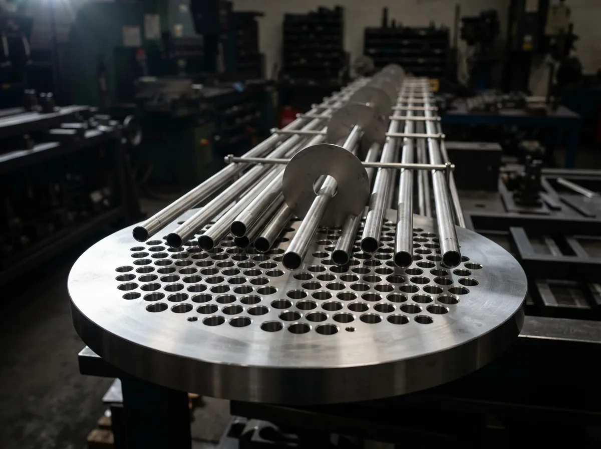 Shell-and-tube heat exchanger tube bundle